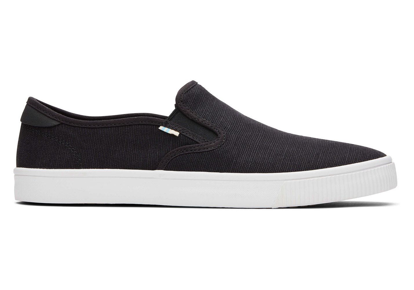 Toms Baja Slip On Black - Mens - 83015-MLTG